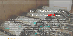 Desktop Screenshot of dfwalcoholpermits.com